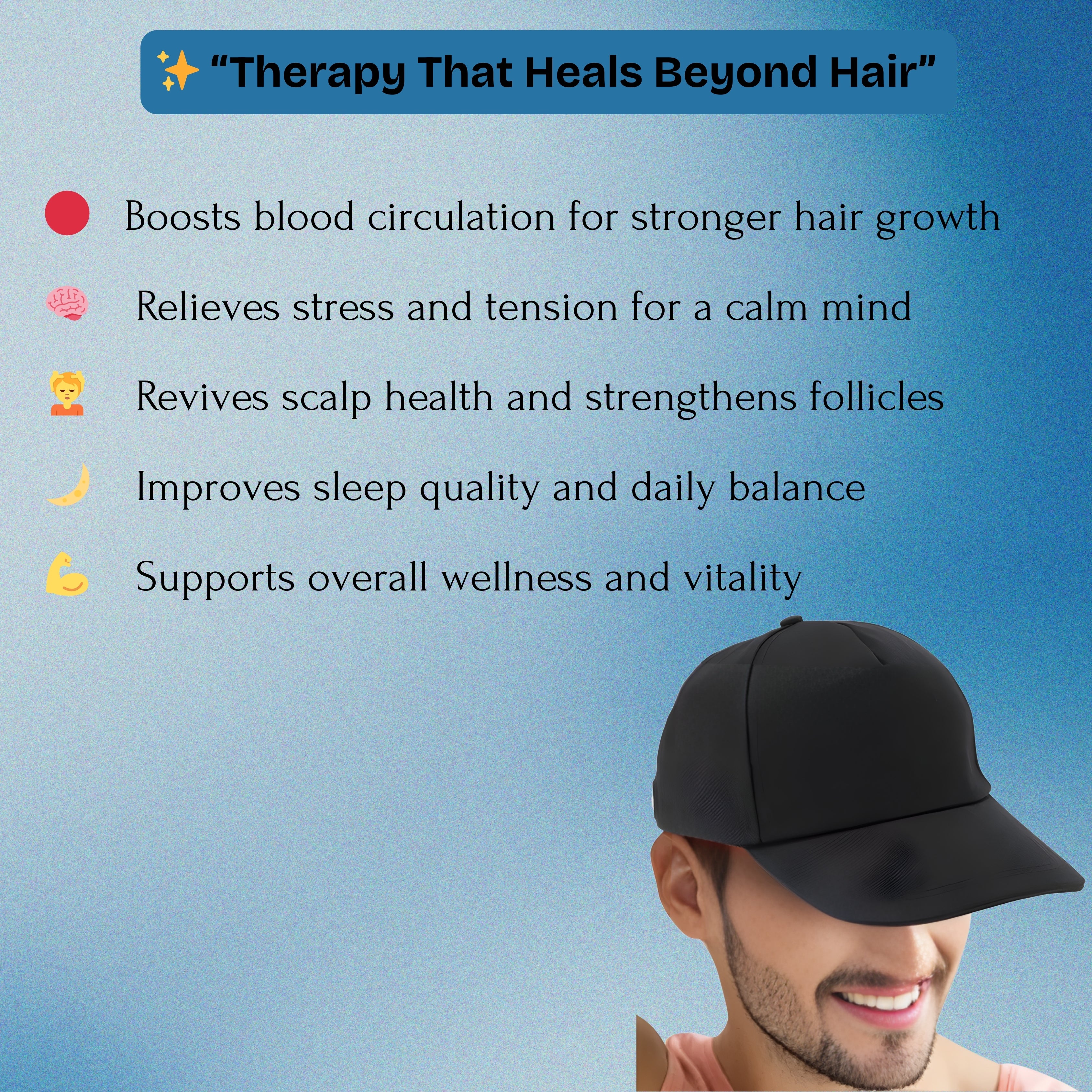 Hair Regrowth Therapy Cap